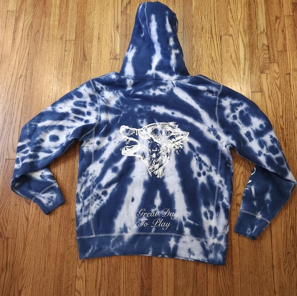 Greyson Mens Fireside Limited Edition Hoodie Size M Tie Dye 8 AM Golf RARE - Picture 10 of 12